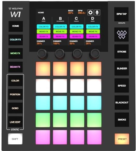 Wolfmix W1 MK2 DMX Controller Standalone