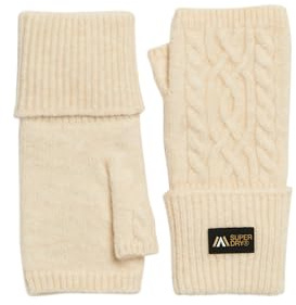 Superdry Damen Cable Luxe Handwärmer Handschuhe