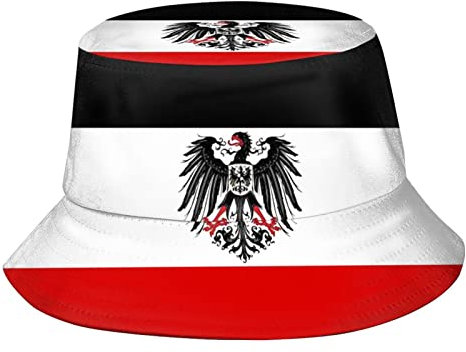 177 Bucket Hat Deutschland-Flagge Deutschland Sommerhut Freizeit Fischerhut Persönlichkeit Anglerhut Für Outdoor Wandern Damen