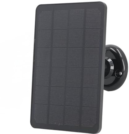 10 W Solarpanel Ladegerät Netzteil für Pro 3 für Pro 4, 9,8 Fuß/3 M IP65 Wasserdichtes Magnetisches Ladekabel, 360° Verstellbare Montage. (Black)