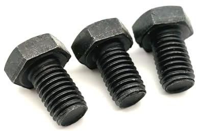 DEPYEE 3-20 Stück M5 M6 M8 M10 Linksgewindeschrauben Sechskantkopf Linksgewindebolzen(M8x12 (10Pcs))