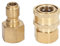 5000 PSI Hochdruckreiniger-Schnellkupplung, 3/8 Zoll NPT-Adapter für Autowaschwasserpistole und Schlauchanschluss (Stecker und Buchse mit Innengewinde M18 x 1,5 mm)