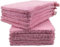 kidparadise Gants de Toilette 14 x 22 cm - Coton - Lot de 10 Gants (Rose)