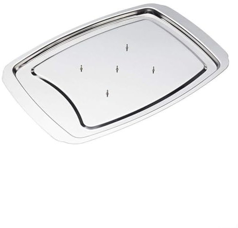 Stainless Steel Extendable Oven Cooker Rack, Stainless Steel Turkey Rack With Meat Nails, Roasting Tray For Chicken And Turkey, 35.5 x 25 x 0.5cm