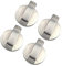 CLISPEED 4Pièces Boutons de Commutateur Allumage de Poêle Lot pour Gazinière Facile à Installer à Utiliser Design Élégant Durable Interrupteurs Universels