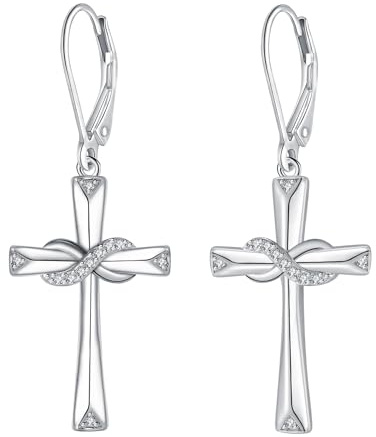 J.MUEN Ohrringe Silber 925 Hängend Lang,Schmuck Ohrringe für Valentinstag Muttertag Geburtstag Geschenk für Mama Ehefrau Freundin