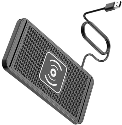 USB Rutschfestes Silikon Auto Wireless Schnellladegerät Armaturenbrett Halterung Handy Ladepad Auto Wireless Charging Launch Pad