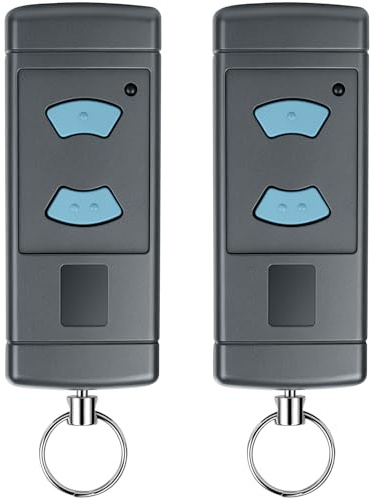 Garage Door Remote Replacement for HORMANN - Handheld Transmitter HSE2-868 HSM4-868 HS4-868 868MHz Blue Button Compatible with GARADOR Promatic Gate Opener Fob (2 Pcs)
