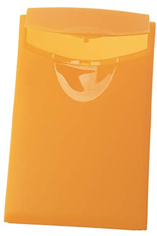 HAN 2002-61 Visitenkartenbox COGNITO, für 20 Karten, 64 x 10 x 100 mm, 10er Packung, transluzent -orange