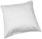 Kinzler K-10037/00 hochwertige Baumwoll-Satin Kissenhülle Uni, modern, 2X 40/40 cm, Weiss