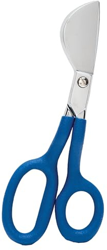 MD Building Hobby Shears, Cuts Metal Sheets and Fabric, Blue, 7in
