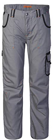 Rossini Trading A00805GYM Pantalone Fangio, Grigio/Nero, M