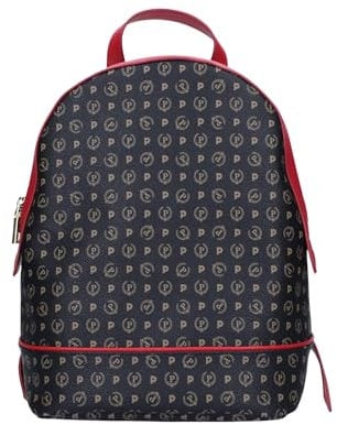 Pollini zaino HERITAGE PVC NERO +VIT.LACCA TE8432PP07Q1100B
