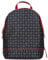 Pollini zaino HERITAGE PVC NERO +VIT.LACCA TE8432PP07Q1100B