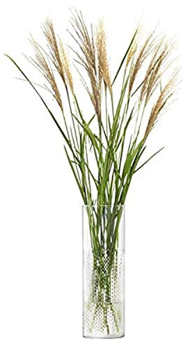 LSA International Wicker Vase H40cm Klar
