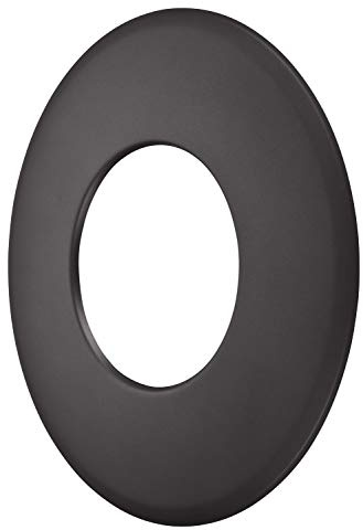 Rauchrohr Ø150mm Rosette 90mm Randbreite schwarz metallic Ofenrohr Kaminrohr