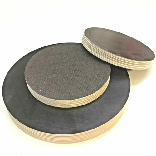 Siebdruckplatte Runde Holzscheibe Rund Holz Birke Scheibe Multiplex Kreis Tischplatte (Stärke/Dicke: 18mm, Ø 400mm)