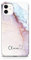 Personalised Watercolour Marble Name with Heart Phone Case for Apple iPhone 11 Pro Max - 5. Blue & Purple Marble