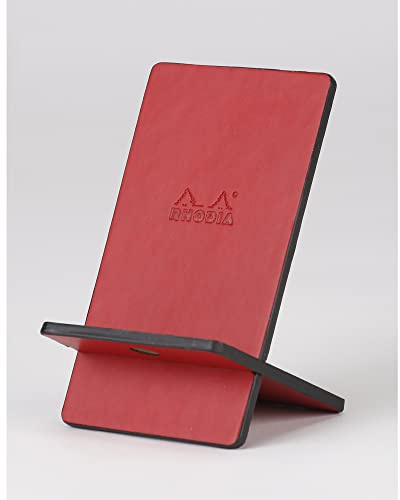 Rhodia 194430C Handyständer 13x8x8,5cm Kunstleder Mohnrot