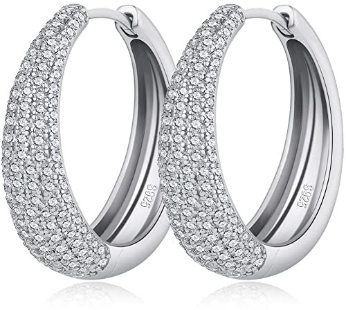 Ohrringe Creolen Damen Ohrringe Sterling Silber 925 Creolen Damen Gross Echt Creolens Silber 925