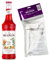 MONIN - Sirop d'Orange Pour Spritz + 1 Pompe à Sirop - Pour Cocktail Avec ou Sans Alcool - Arômes Naturels - Bouteille en Verre - 70 cl
