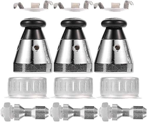 Tbkoly Pressure Regulator Cooker Safety Valve Floater Sealer,12Pcs Relief Jigger Valve with Exhaust Rod Safe Anti- blocking Covers Bracket Replacement Parts Steam Release Accessories