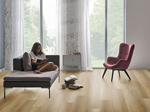 Steffensmeier Klebe-Vinyl Göteborg - Breit- und Langdiele - 4,341 m² - Vinylboden - Wohnzimmer Badezimmer Küche - in Dunkelbraun