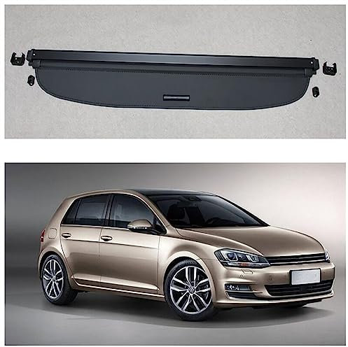 JoboJi Auto Einziehbarer Netze Laderaumabdeckung Kofferraum Hutablage für Golf 7 MK7 2014-2020