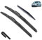 Wischerblatt for vorne und hinten, kompatibel mit Honda Fit Jazz MK1 2001–2008, Fensterbürsten, Schneider-Zubehör, J-Haken 2002 2003 2004 2005 2006 2007 (Color : Front Rear, Size : RHD)