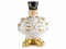 Gruppo Maruccia - Soldatino Schiaccianoci in Ceramica - Barattolo Porta Doni e Dolci Natalizi - Addobbo Artigianale per Natale - Idea Regalo per la Casa