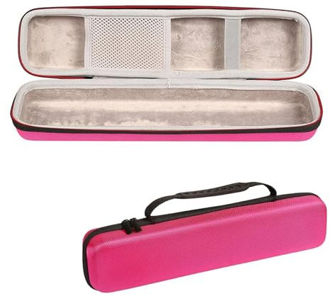 Generic Funda De Goma EVA Para Alisador De Pelo | Estuche De Viaje Para Rizador, Bolsa Organizadora De Bolsa De Viaje Impermeable Para Plancha De Pelo | Bolsa Portátil Con Doble Cremallera