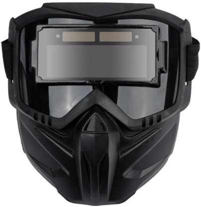 LZYWOD Masque de soudage automatique professionnel monté sur la tête, filtre de lumière, anti-éblouissement, casque de protection, équipement de soudage, obscurcissement, lentille de soudage, lunettes