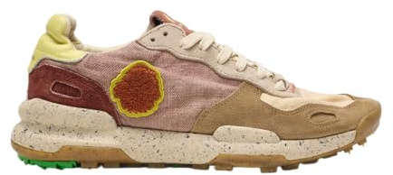 Satorisan - Chacrona Linen - Casual Sneaker Herren - Vintage Leder und Leinen Sportschuhe Bequem, Nachhaltig und Dauerhaft - Farbe Novel Water - Größe 42
