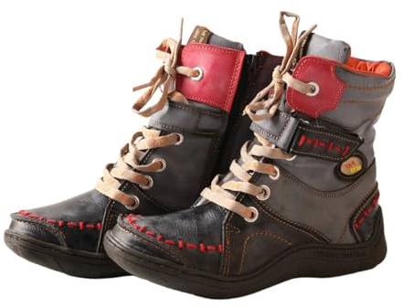 TMA EYES Damen Winter modische, neuartige, bequeme und warme Baumwollstiefel