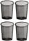 DIVCHI Circular Mesh Wastebasket Trash Can, Waste Basket Garbage Can Bin for Bathrooms, Kitchens, Home Offices, Dorm Rooms (4 Pack, Black)