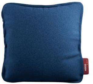 Stoov Ploov³ - Wärmekissen - Kabellose Wärme - Mid Blue | Infrarottechnologie - Wiederaufladbares Wärmekissen - Mit automatischer Abschaltung - 45 x 45 cm - Mid Blue