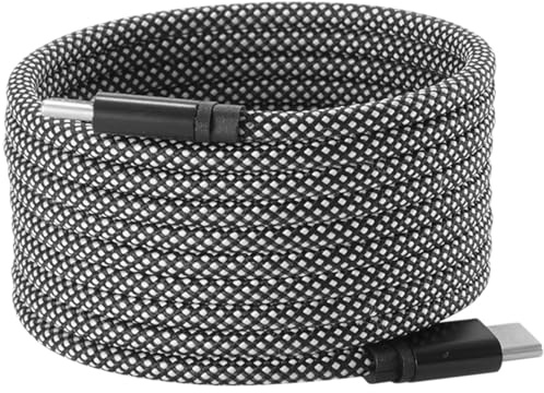 ideoon 2er-Set Innovatives USB-C Ladekabel 100W, 2m: Magnetische Aufrollfunktion, schnell & knotenfrei – zuverlässig für Samsung, Xiaomi, iPhone, Notebooks uvm.