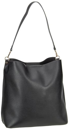 SEIDENFELT MANUFAKTUR Schultertasche Umhängetasche Meloy Hobo Bag Black schwarz