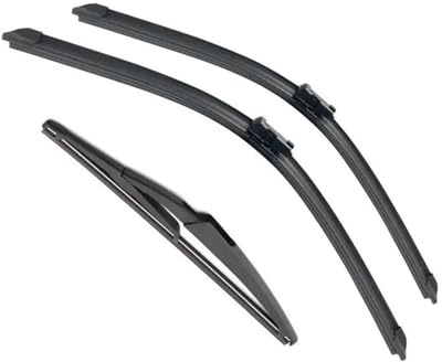 Escobillas Limpiaparabrisas Para Peugeot 2008 2013-2018 Escobillas Limpiaparabrisas Delanteras Traseras Goma Blanda Parabrisas Coche 26+16+11(3 wipers)