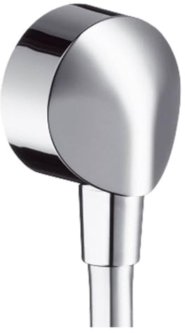 hansgrohe Fixfit Wandanschlussbogen,edelmatt, mit Rückflußverhinderer