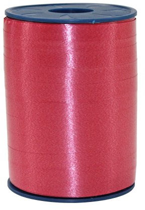 C.E. PATTBERG Geschenkband zinnoberrot, 250 Meter Ringelband 10 mm zum Basteln, Dekorieren & Verpacken von Geschenken zu jedem Anlass