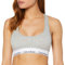 Calvin Klein Unlined Bralette Bralette Women's, Grey (Grey Heather), XS