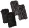 1 Paar Stulpen Beinstulpen Stiefel Fellstulpen Legwarmer Kunstfell, Herstellernummer:67685, Farbe:Graumeliert