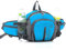 SINOKAL Sac de taille multifonctionnel imperméable à l'eau avec porte-bouteille d'eau, Bleu, Taille libre