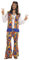 W WIDMANN MILANO Party Fashion - Kostüm Hippie Man, Hemd mit Weste, Hose, Kopftuch, Kette mit Medaillon, Karneval, Mottoparty