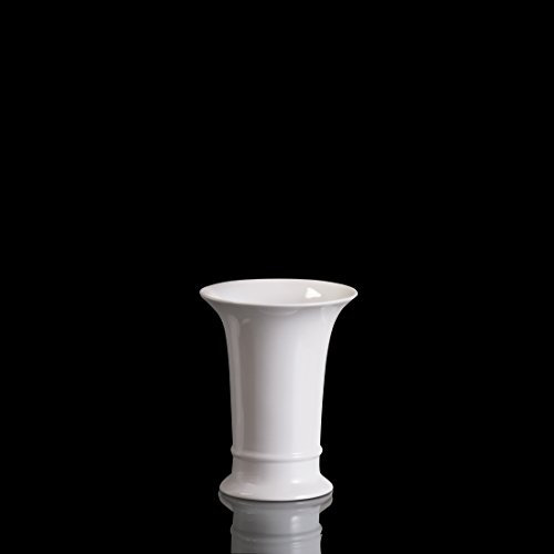 Goebel Kaiser Porzellan Trompete Vase aus Porzellan, in der Farbe Weiß, Maße: 12,5 x 10cm, 14-001-64-8