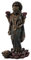 Top Collection Mini-Statue Lakshmi – Hindu-Göttin des Glücks und Reichtums Skulptur in hochwertiger Kaltguss-Bronze – 8,2 cm große Sammelfigur (Sm. Lakshmi)