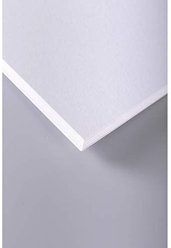 Clairefontaine 37330C - Ries mit 250 Bogen Zeichen- und Skizzenpapier DIN A4 21x29,7 cm, 250g, feinkörnig, ideal für Trockentechniken, Weiß, 1 Ries