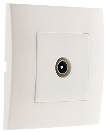 Zenitech Prise TV - Blanc - Simplea