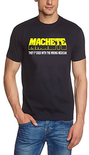 Coole-Fun-T-Shirts T-Shirt MACHETE, navy, XXXL, 10671_navy_GR.XXXL
